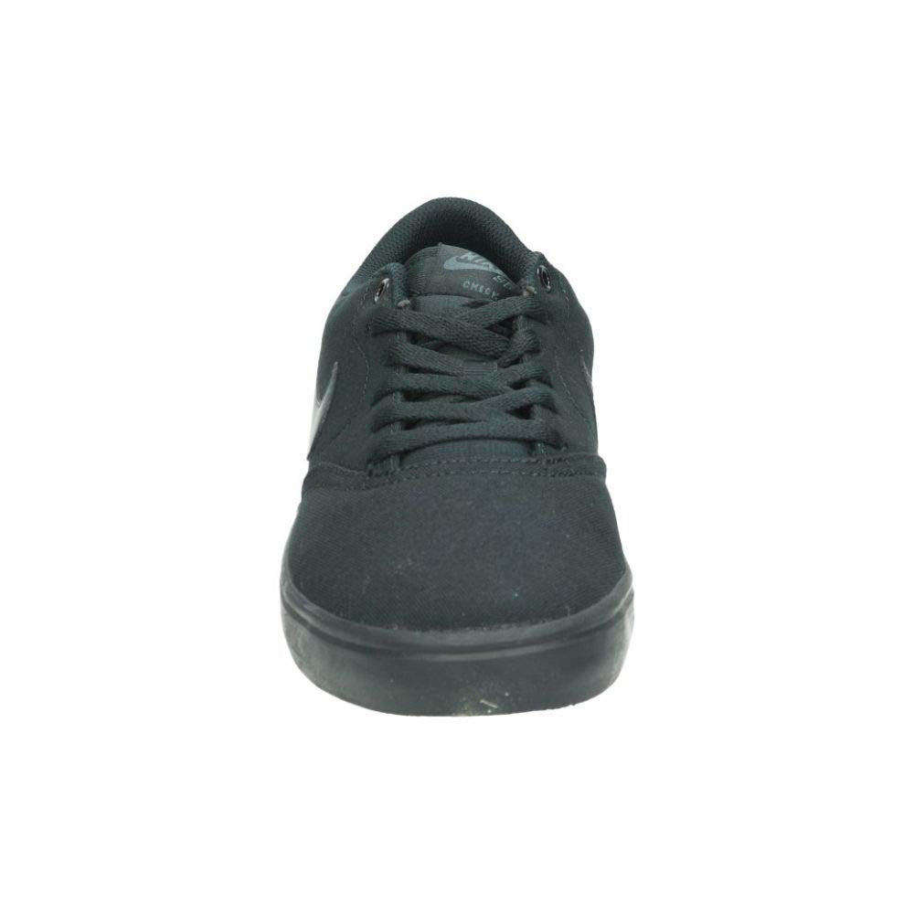 NIKE SB Check Solarsoft Canvas, Black/Anthracite, 12 Women/10.5 Men