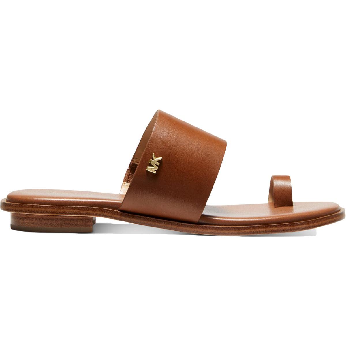 Michael Michael Kors Women's August Flat Sandals Truffle 7 M