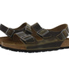 Birkenstock Men's Milano Sandals, Faded Khaki, Tan, Green, 12-12.5 Women/10-10.5 Men