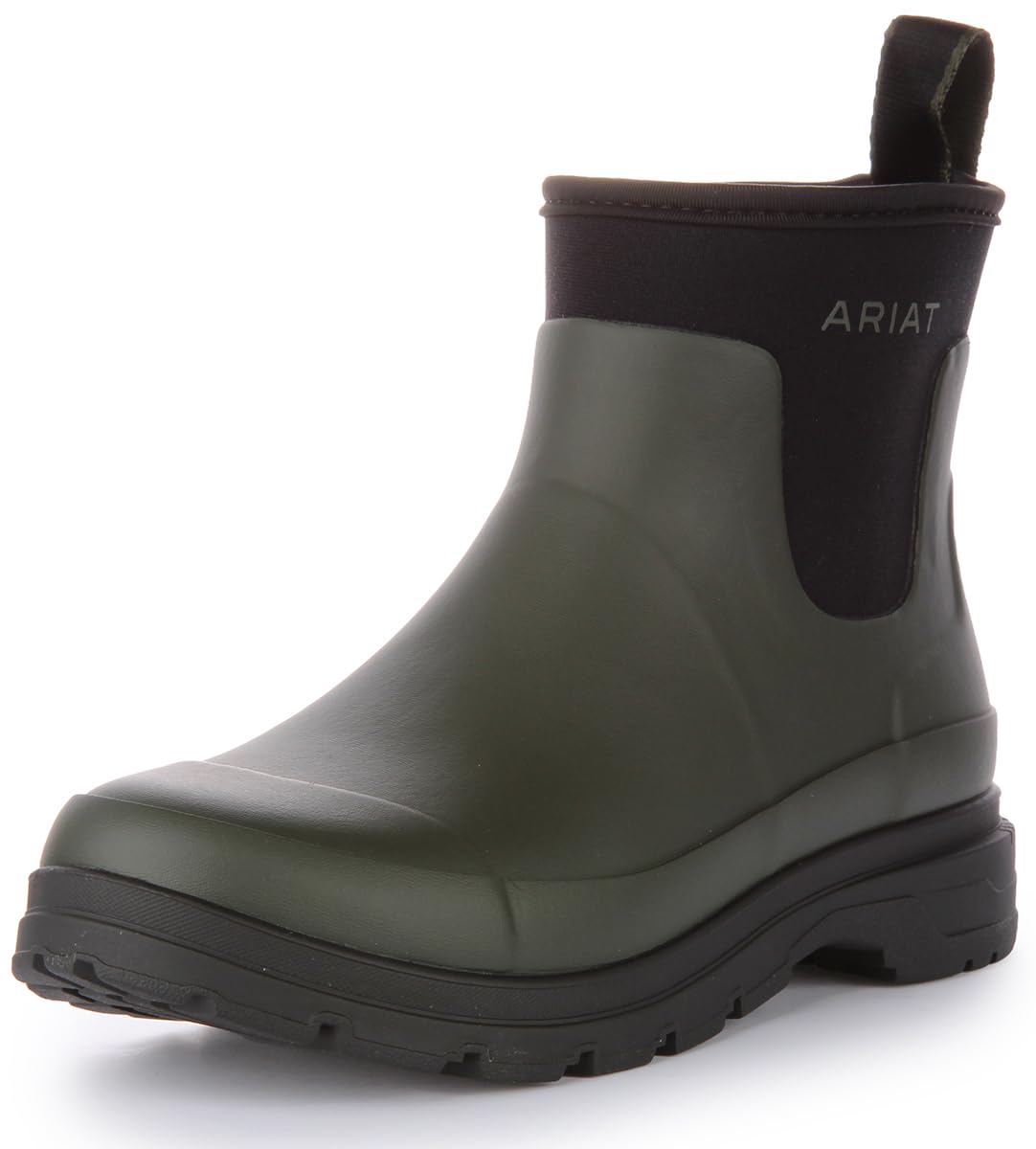 ARIAT Kelmarsh Shortie Rubber Boots Dark Olive 5.5 B (M)