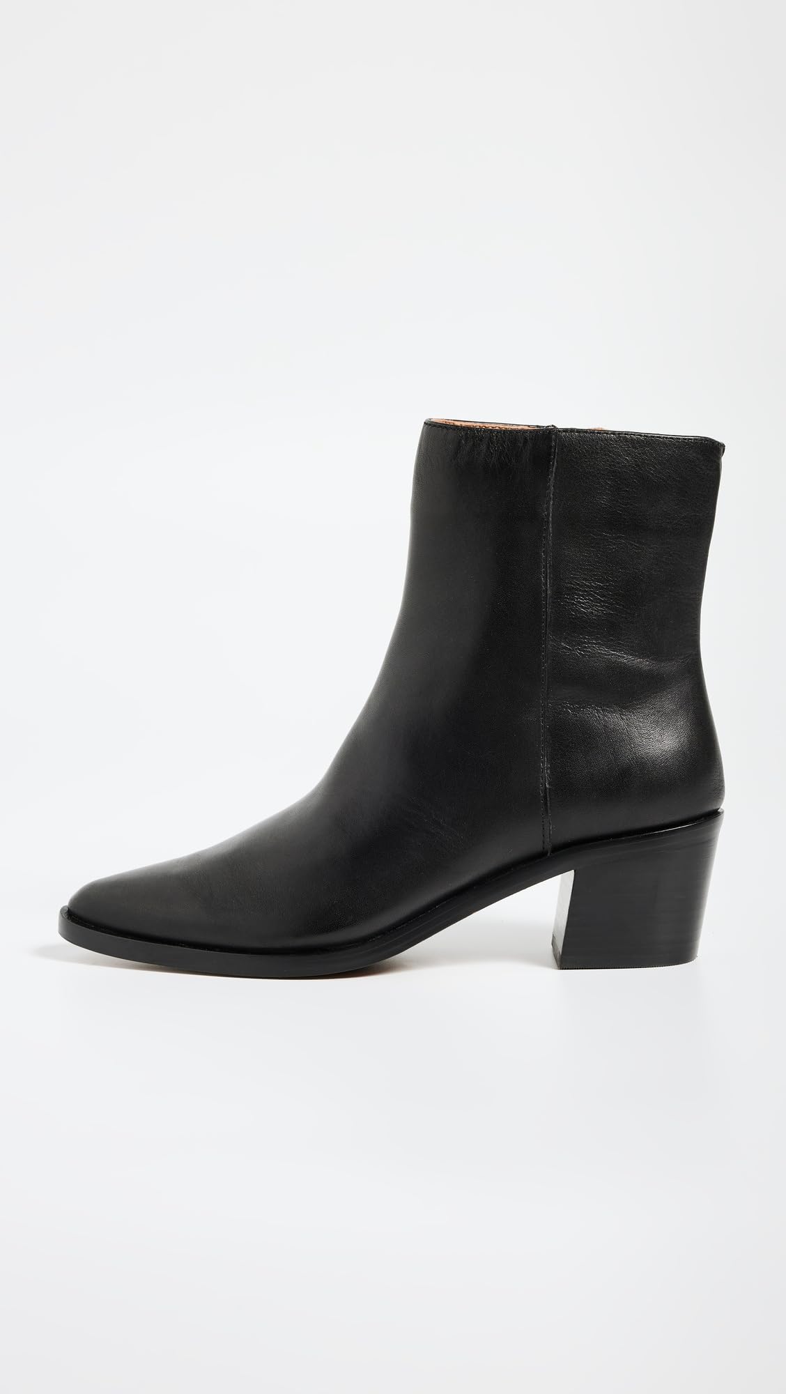 Madewell Women's The Everten Ankle Boot, True Black, 11 Medium US