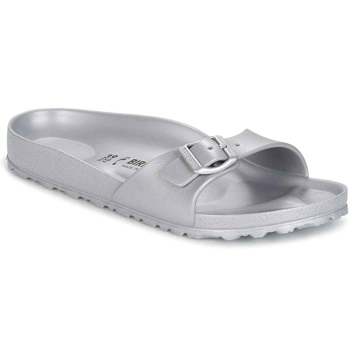 Birkenstock Womens Madrid Eva Open Toe Summer Sandals - Silver - 7-7.5