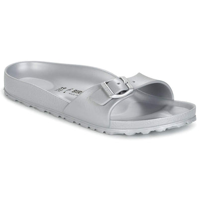 Birkenstock Womens Madrid Eva Open Toe Summer Sandals - Silver - 7-7.5