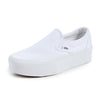 Vans Ua Classic Slip-On Stackform Sneakers, Canvas True White, 10.5 US Women/9 US Men