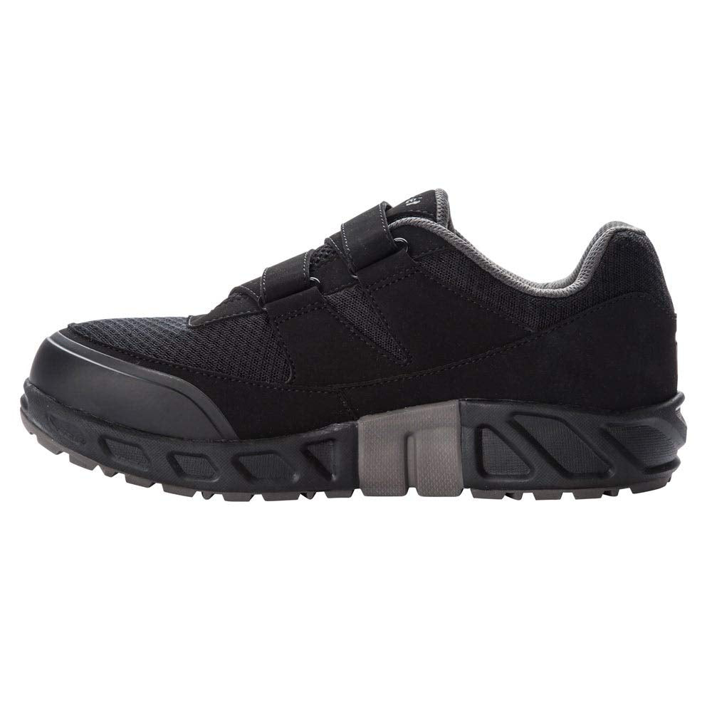 Propet Men's Matthew Strap Sneaker, Black, 08 5E US
