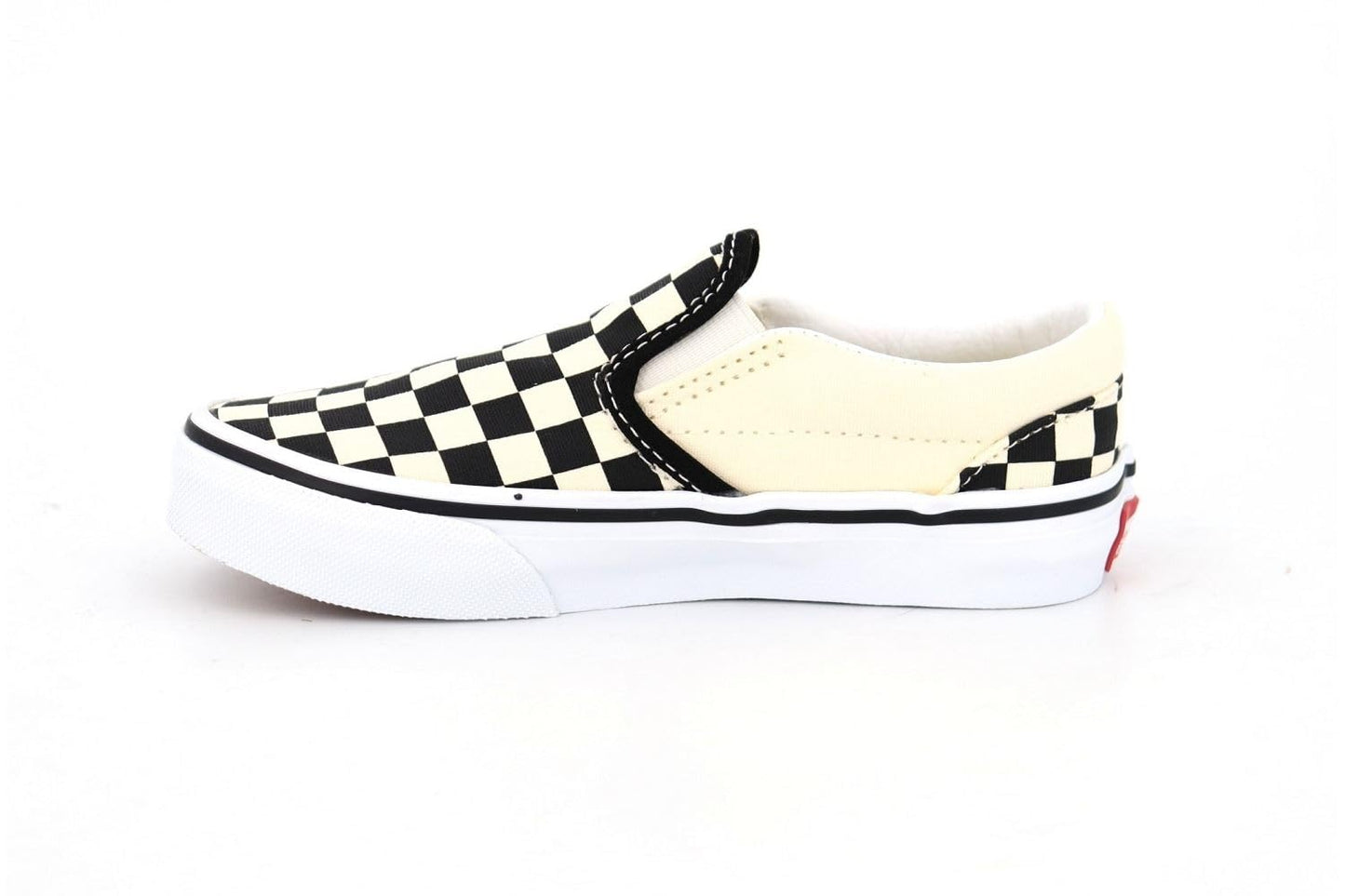 Vans Authentic Elas PS Girls Shoes Size 1.5, Color: Haribo White/Red-Beige