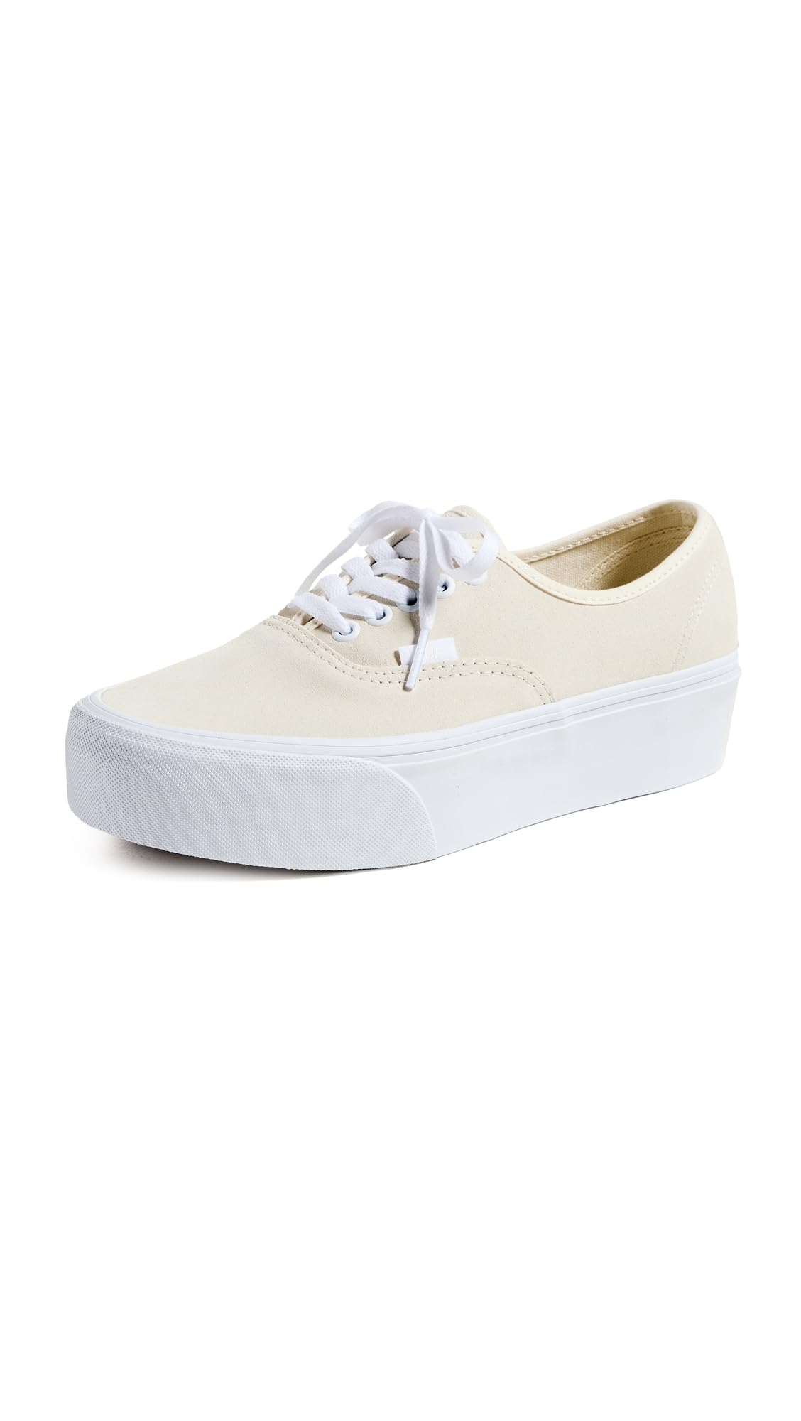Vans Women's FU Authentic Stackform Sneakers, Essential Marshmallow, Off White, 8 Medium US