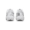 Nike Youth Vapor Edge Shark Football Cleats (6Y, White/Grey Fog/Black)