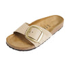 Birkenstock 1024039 1024009 1023373 Madrid Big Buckle One Strap Flat Sandals, Sandcastle, 23.0 cm