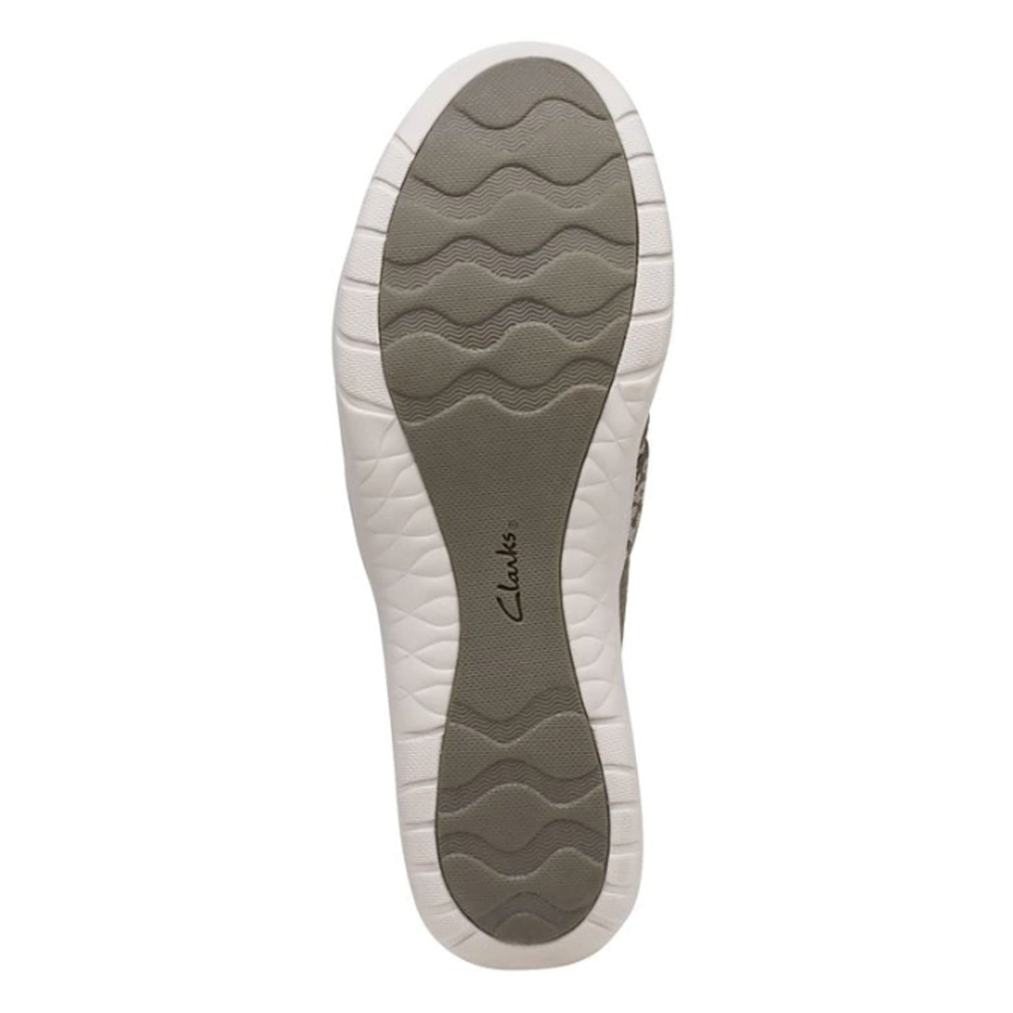 Clarks Adella Stride Dark Olive Textile 9 B (M)