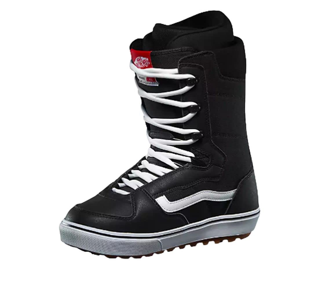Vans Men's Invado OG Snowboard Boots (10, Black/White)