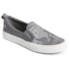 Sperry Women's Crest Twin Gore Boat Shoe, Silver CAMO, 9.5