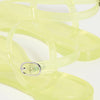 Stuart Weitzman Summer Jelly Sandal Electric Lime 6 B