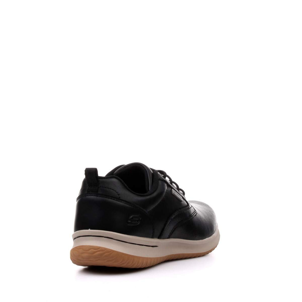 Skechers mens Delson- Antigo Oxford, Black, 10.5 US