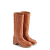 Frye Campus 14L Iconic Tall Boots for Women Crafted from Signature Montana Leather with Genuine Stitch Welt Construction and Stacked Leather Heel, Saddle - 5.5 M