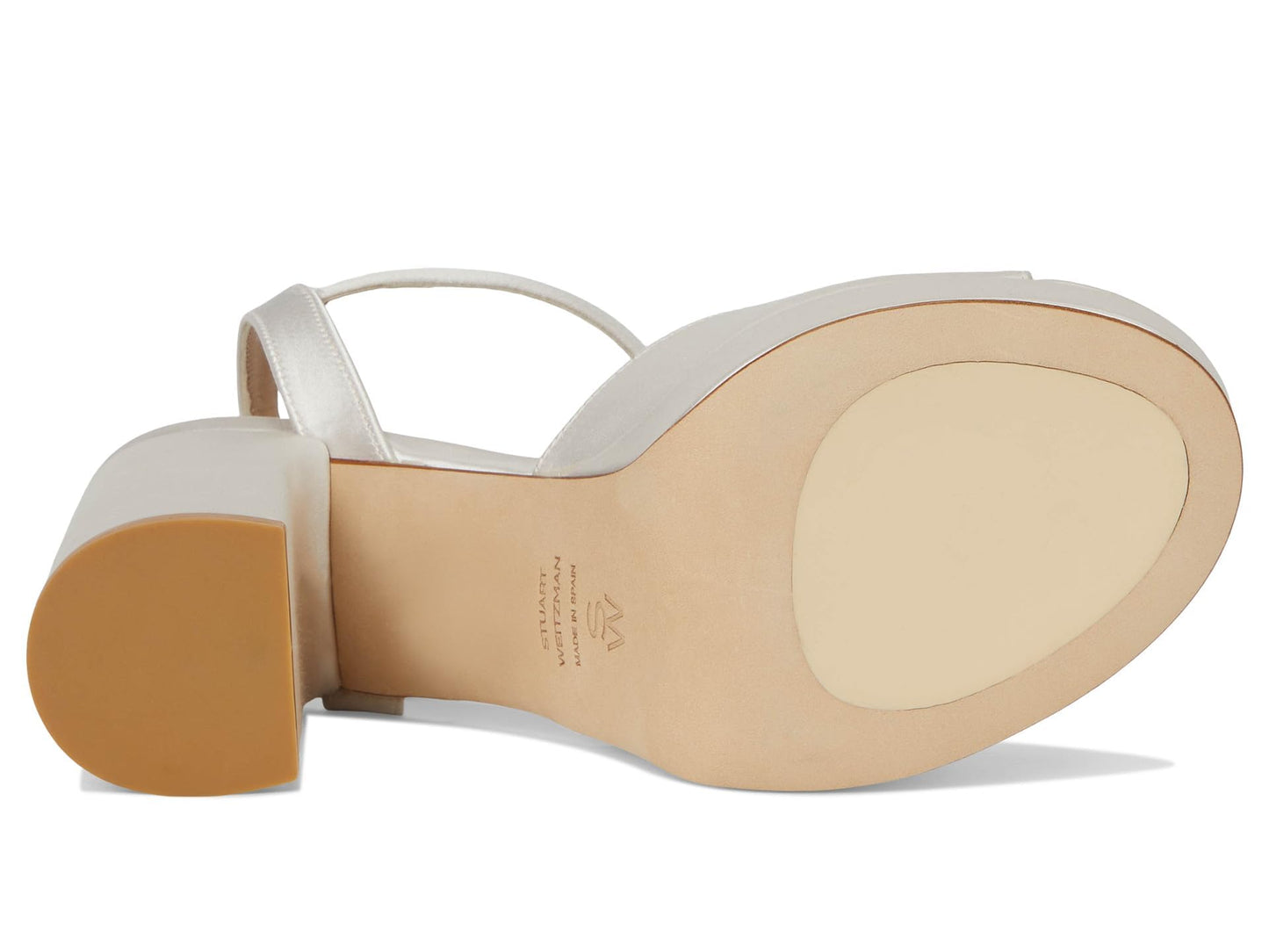 Stuart Weitzman Womens Dayna Ii Platform Cream 9 Medium