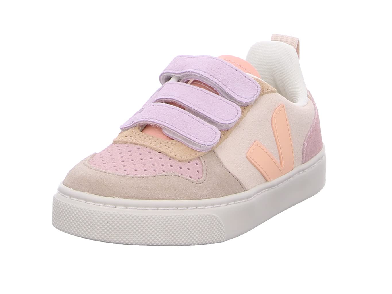 VEJA Small V-10 Suede (Little Kid/Big Kid) Multicolor/Sable Unisex EU 28 (US 11 Little Kid) M