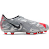 Nike Kids Jr. Phantom Venom Academy FG (Toddler/Little Kid/Big Kid) Metallic Bomber Grey/Black/Particle Grey 6 Big Kid M