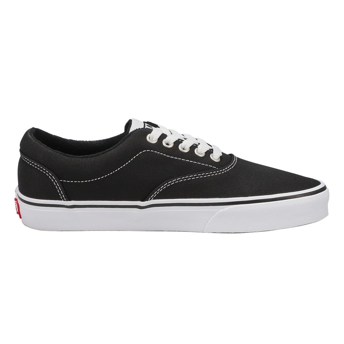 Vans Men's Doheny Trainers, 6 UK, Canvas Black White, 44