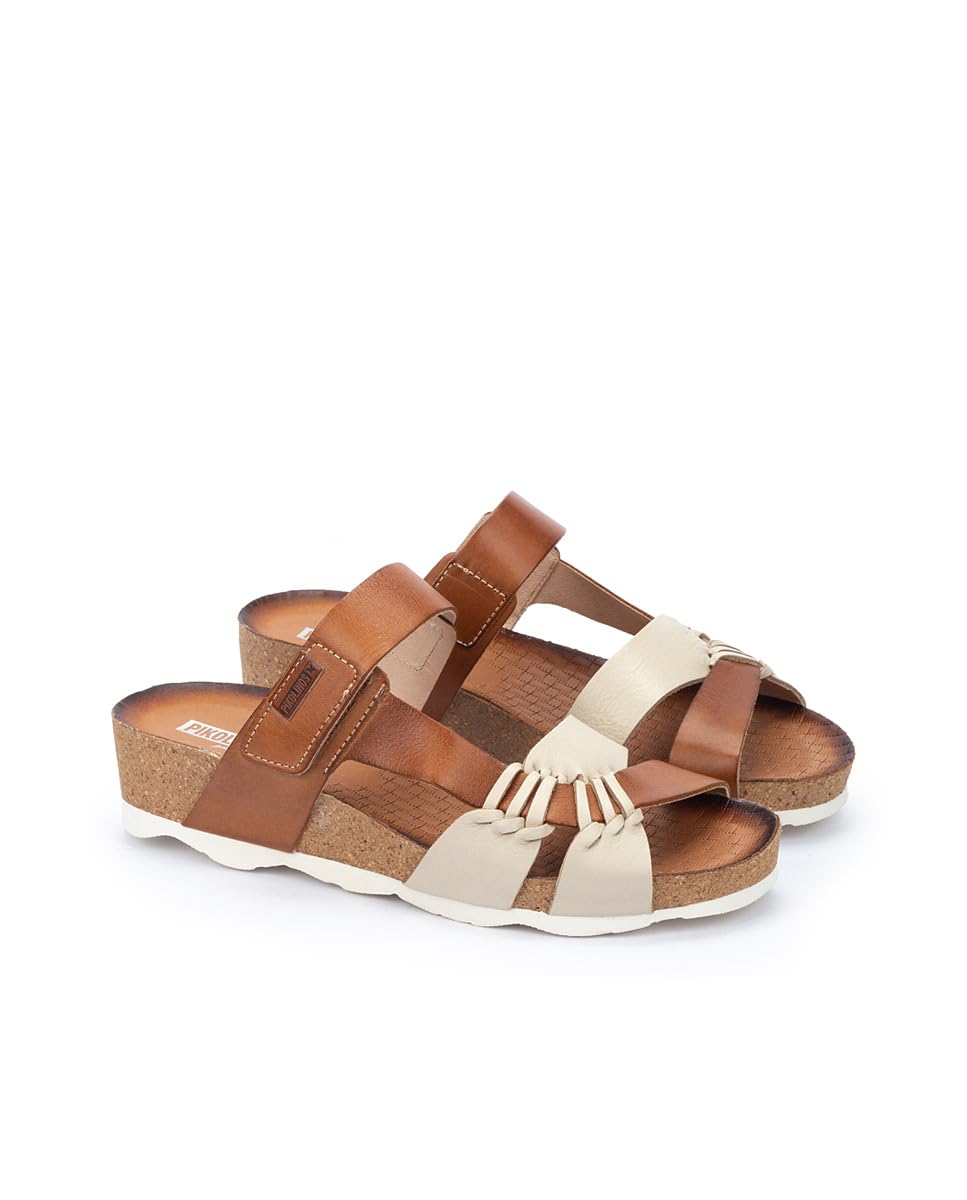 PIKOLINOS Wedge Sandals Leather Mahon for Woman