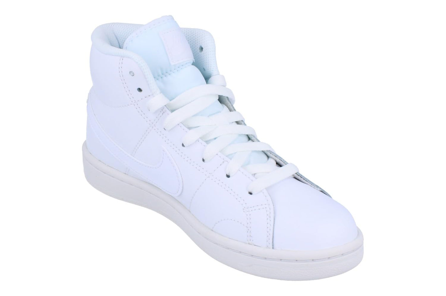 Nike Womens Court Royale 2 Mid Trainers CT1725 Sneakers Shoes (UK 7.5 US 10 EU 42, White White 100)