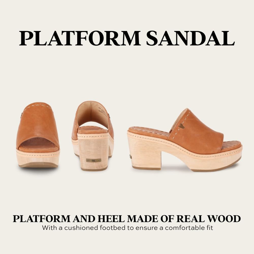 Frye Hazel Slide Tan 7 B (M)