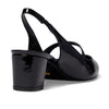 Stuart Weitzman SW 50 Block Slingback Black 11 B