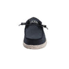 Hey Dude Men's Wally Recycled Leather Navy Size 11 | Men’s Shoes | Men's Lace Up Loafers | Comfortable & Light-Weight