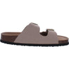 Skechers Womens Faux Suede Slip-On Footbed Sandals Taupe 9 Medium (B,M)