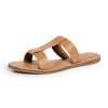 Madewell Women's Boardwalk Rhea T Strap Slides, Desert Camel, Tan, 10 Medium US