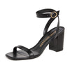 Stuart Weitzman Women's Nearlybare Sandals, Black, 8 Medium US