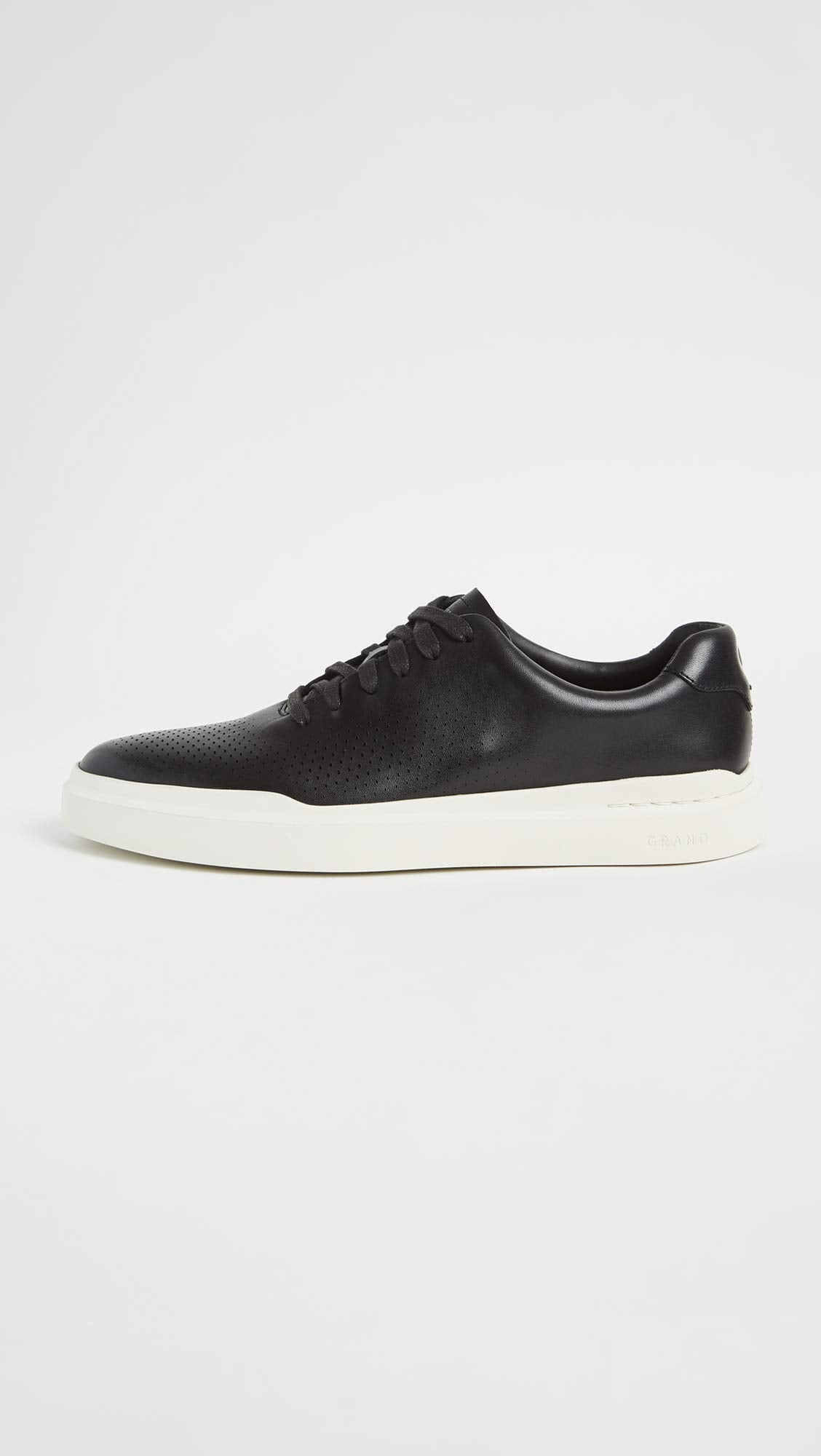 Cole Haan Grandpro Rally Canvas T-Toe Black/Optic White 10 B (M)