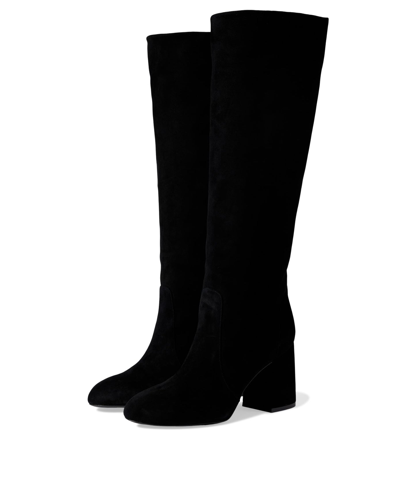 Stuart Weitzman Flareblock 85 Slouch Boot Black 5 B