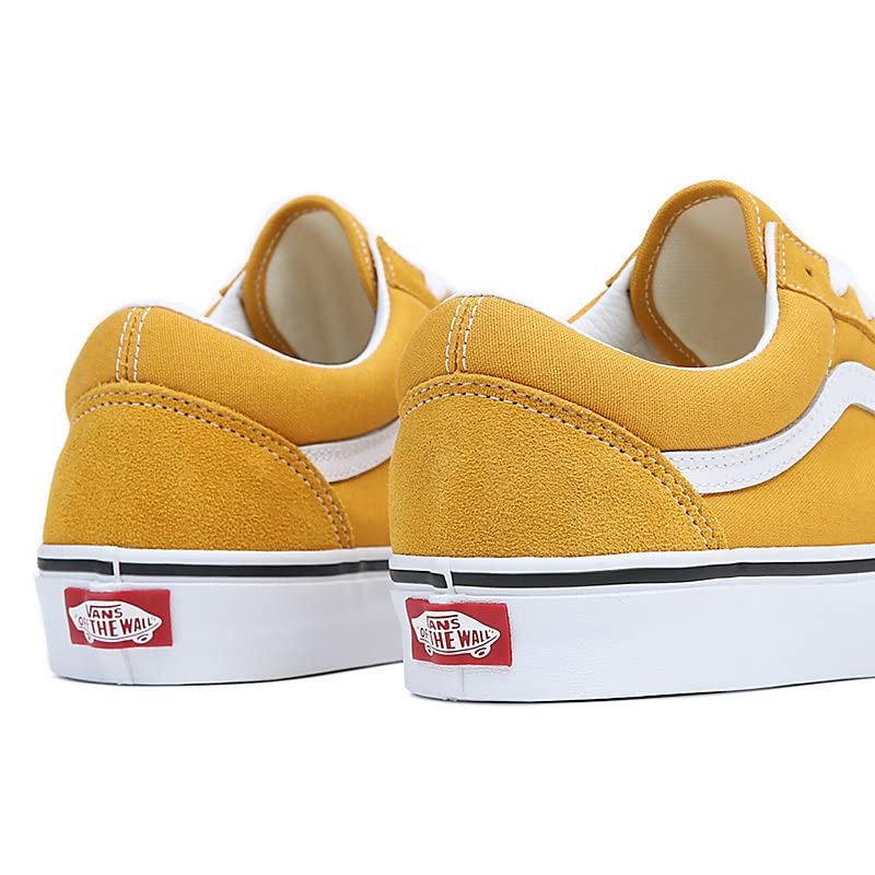 Vans Men's Old Skool Sneaker, (Color Theory) Golden Yellow, Size 7