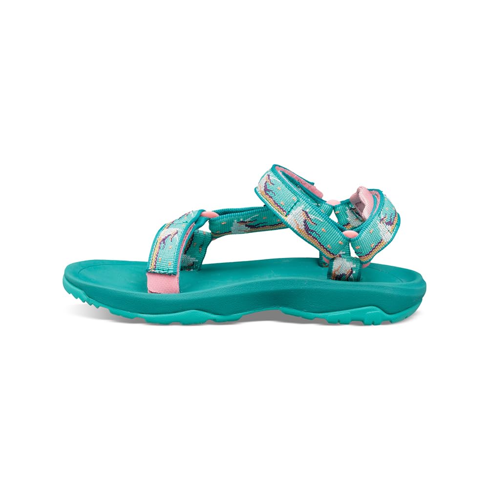 Teva Girl's K HURRICANE XLT 2 Sandal, UNICORN Waterfall, 2 Medium US Little Kid