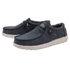 Hey Dude Men's Wally Recycled Leather Navy Size 11 | Men’s Shoes | Men's Lace Up Loafers | Comfortable & Light-Weight