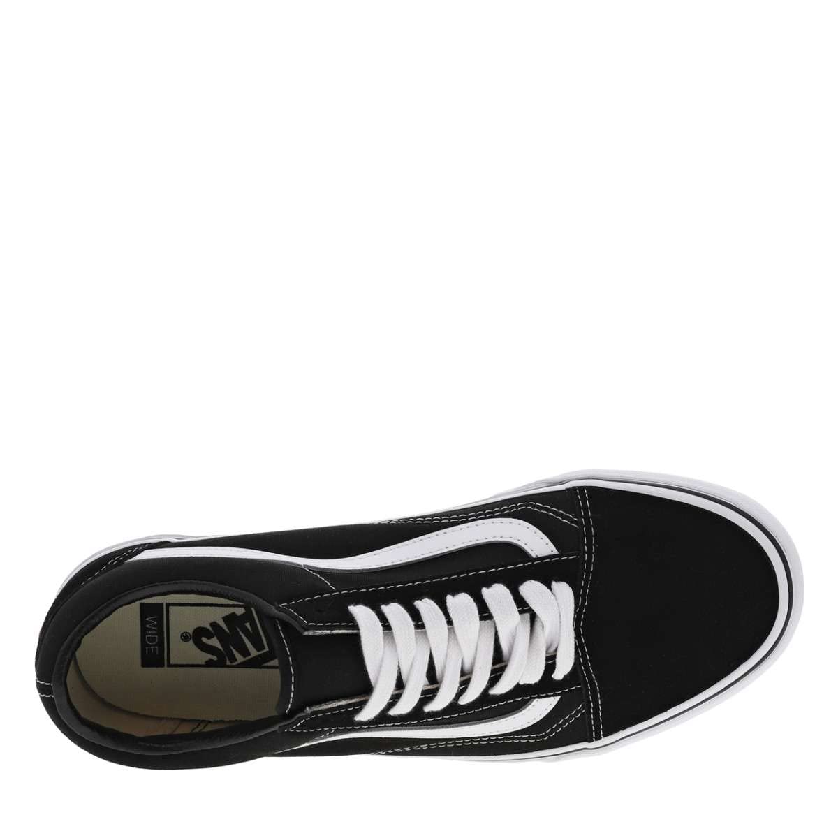 Vans Old Skool™ Wide Black/True White Men's 10.5, Women's 12 Wide