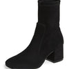 Stuart Weitzman Women's 60mm Sleek Sock Booties, Black, 9.5 Medium US