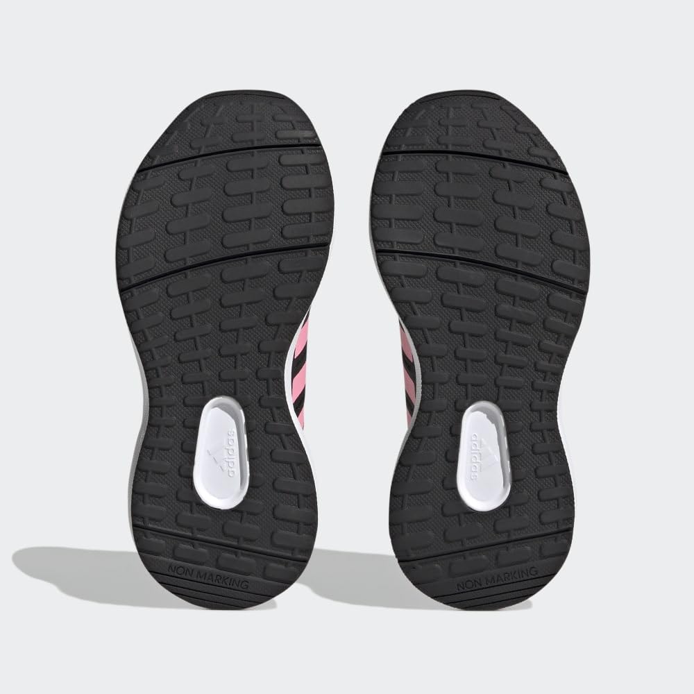 adidas Fortarun 2.0 Cloudfoam Shoes Kids', Black, Size 5.5