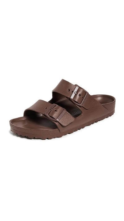 Birkenstock Women's Arizona EVA Sandals, Roast, Brown, 10 Medium US