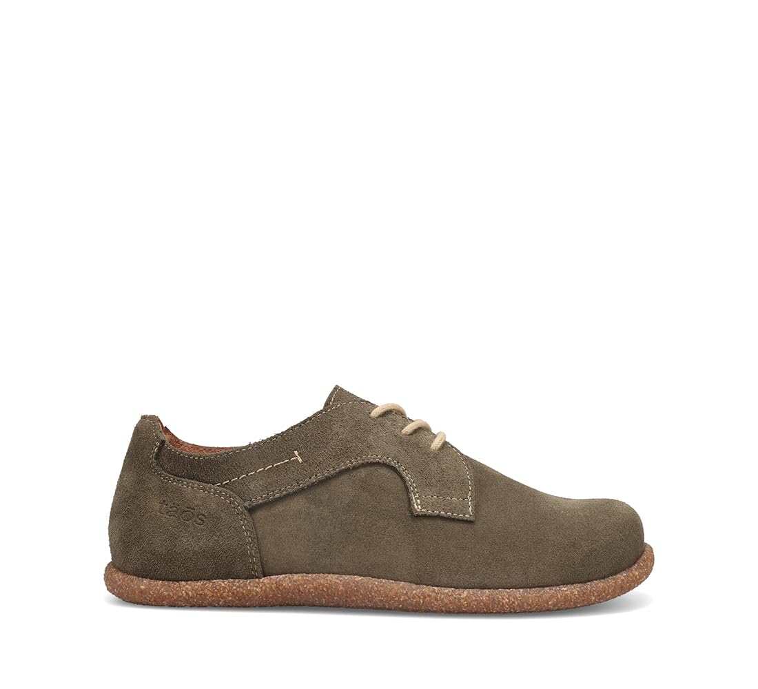 Taos Footwear Women's Utmost Oxford Olive Suede 8-8.5 (M) US