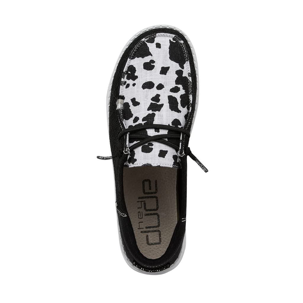 Hey Dude Women's Wendy Boho Wild Size 11 | Women’s Shoes | Women’s Lace Up Loafers | Comfortable & Light-Weight