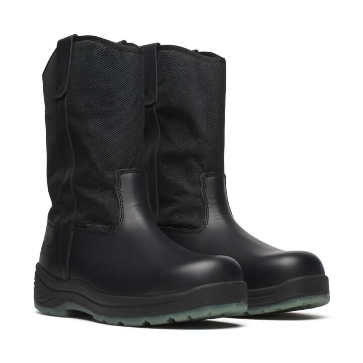Thorogood Thoro-Flex 10” Black Safety Toe Work Boots for Men and Women - Made from Full-Grain Leather with Composite Toe and Slip-, Oil-, and Puncture-Resistant Outsole, Black - 7 M