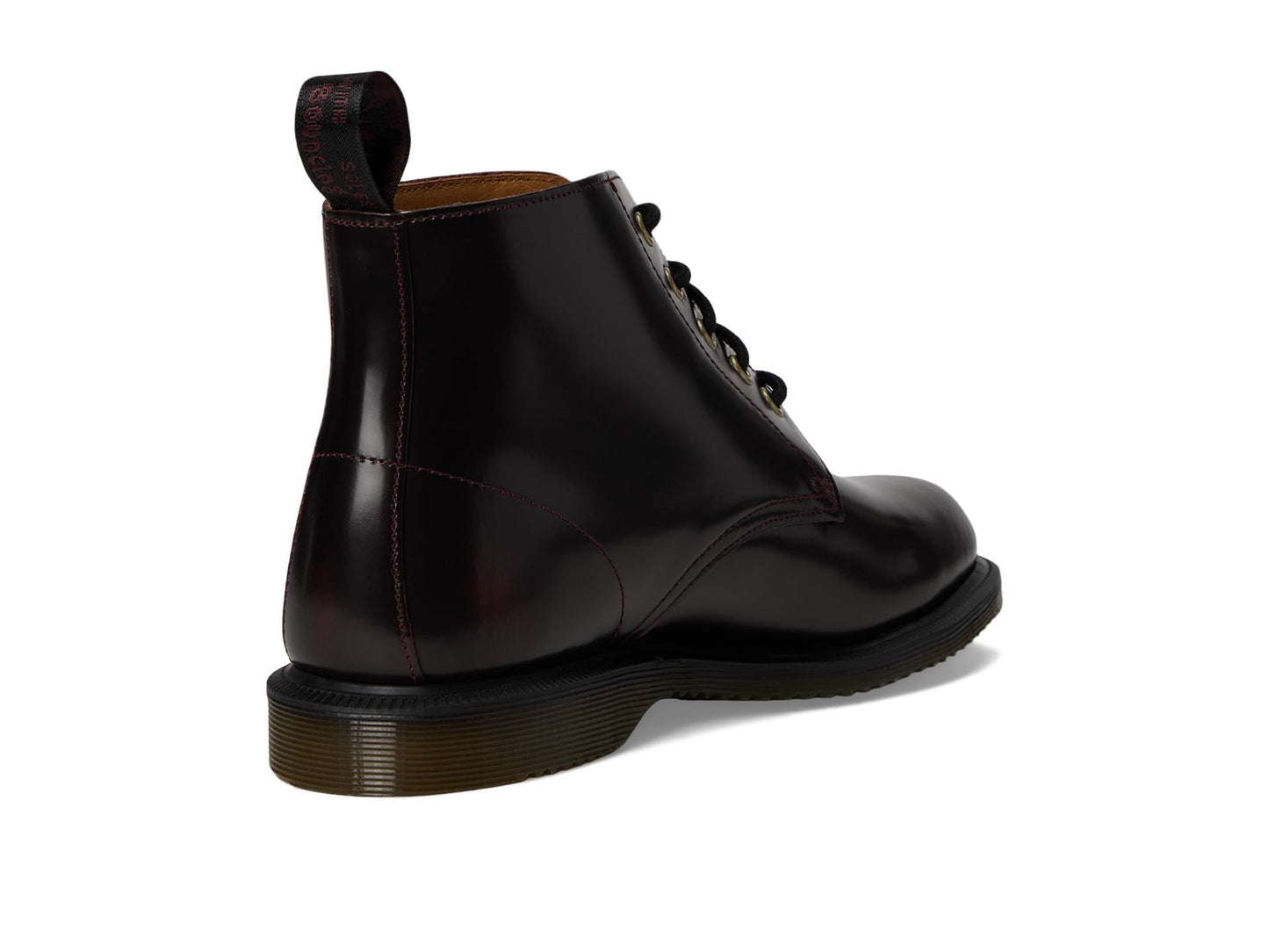 Dr. Martens Womens Emmeline Leather Lace-Up Boots Cherry Red 10 Medium