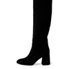Stuart Weitzman Flareblock 85 Slouch Boot Black 5 B