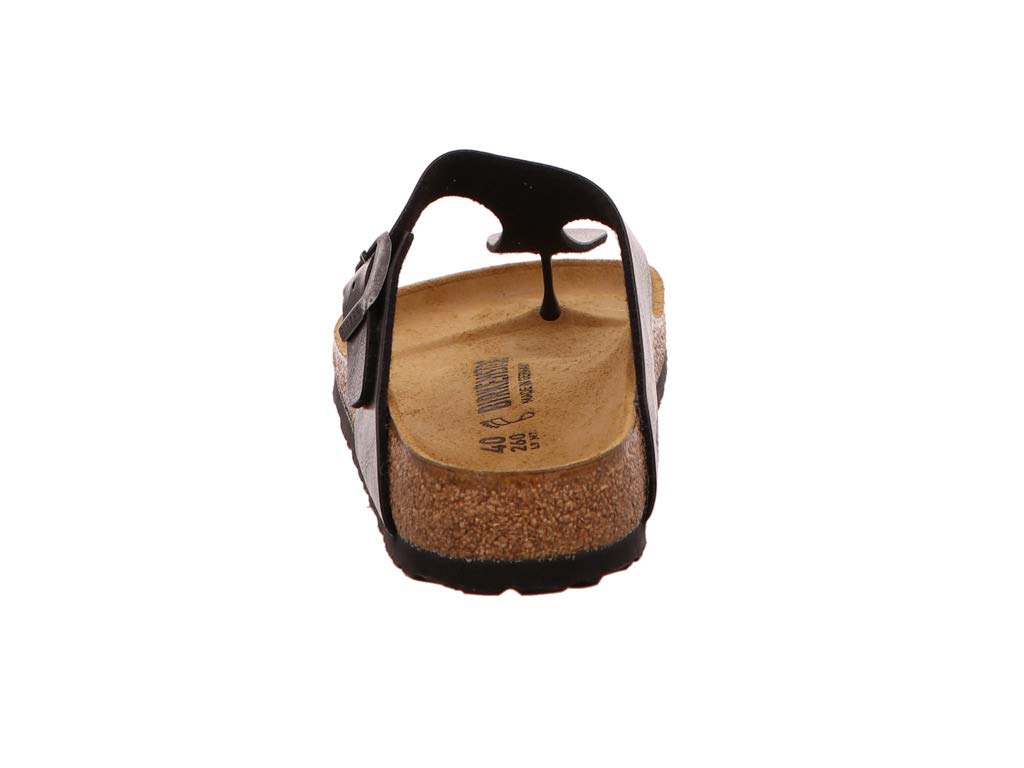 Birkenstock 541951: Gizeh Birko-Flor Graceful Licorice Sandals (40 M EU)
