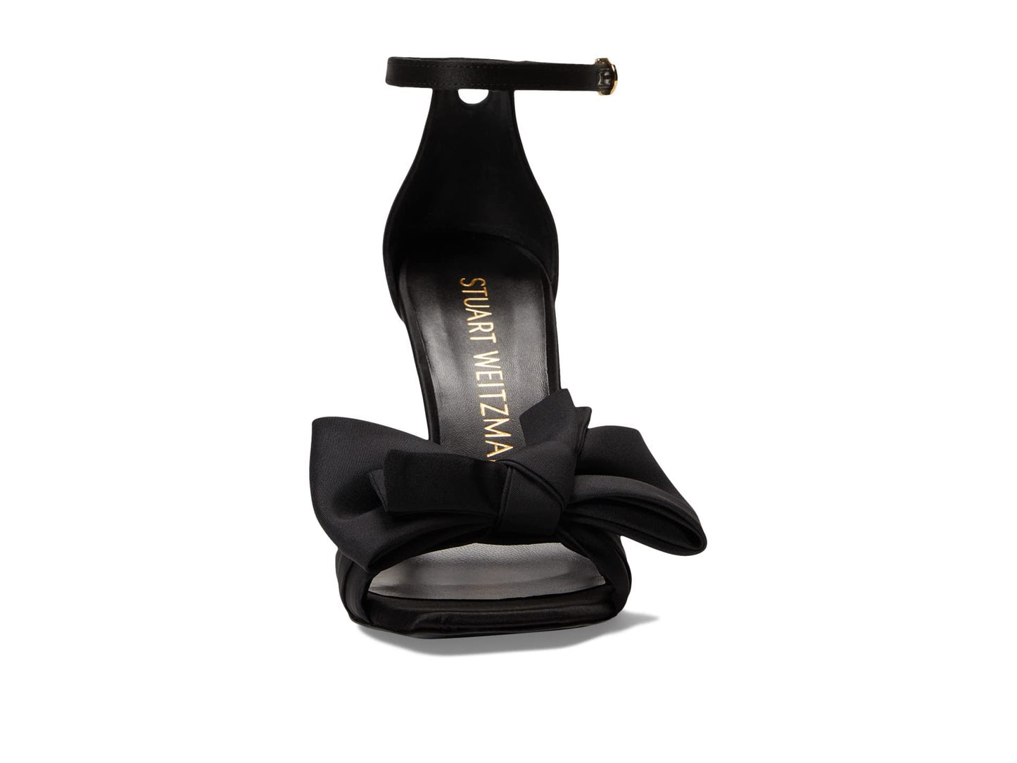 Stuart Weitzman Nudistcurve Loveknot 100 Sandal Black 9 B