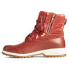 Sperry Women's Maritime Repel Snow Boot, Red Nylon, 7.5