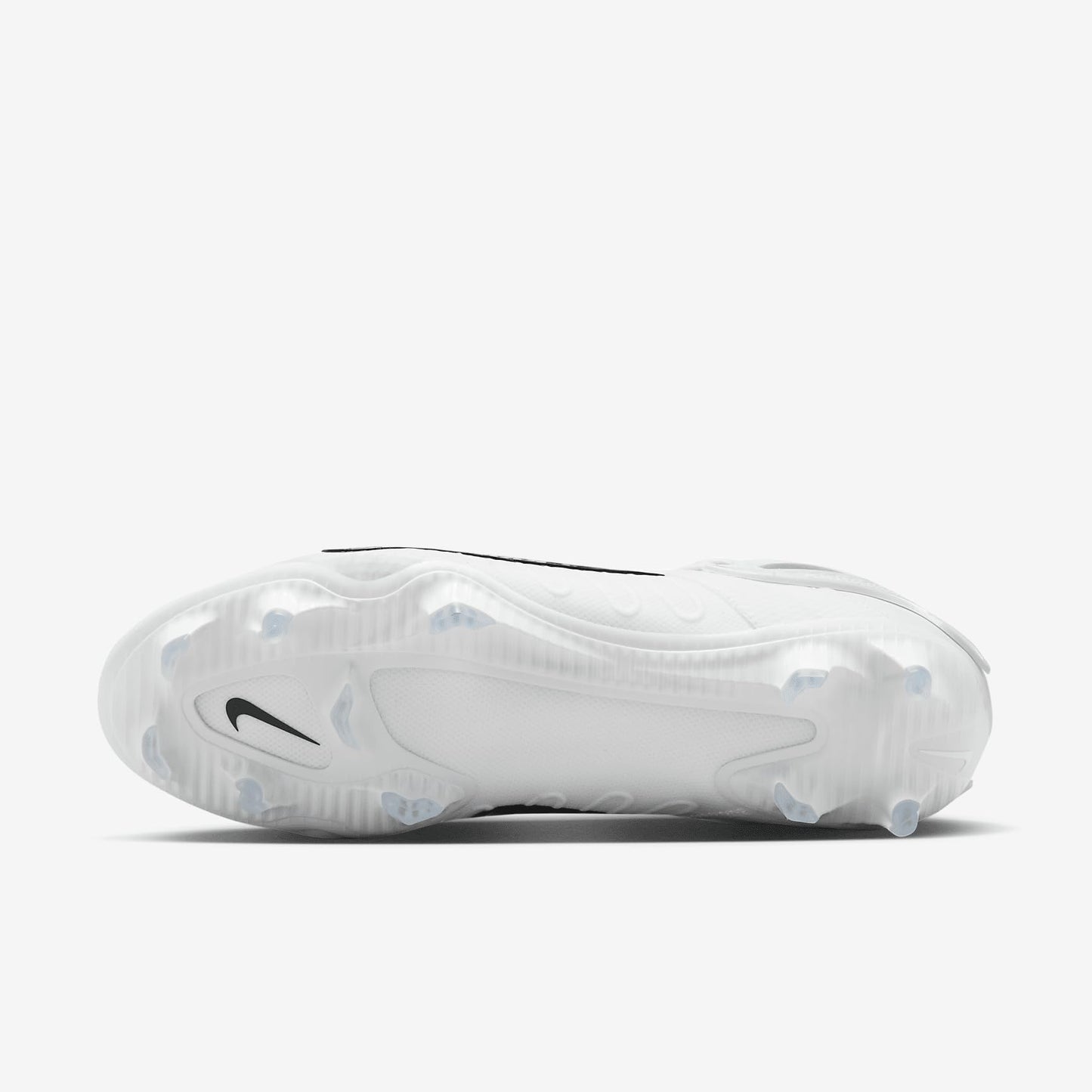 Nike Huarache 9 Elite LAX Lacrosse Cleats (FD0088-101, White/White/Black) Size 6.5