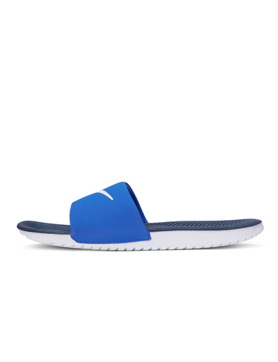Nike Little/Big Kid's Kawa Slides, Game Royal/White-Thunder Blue-White, 12C